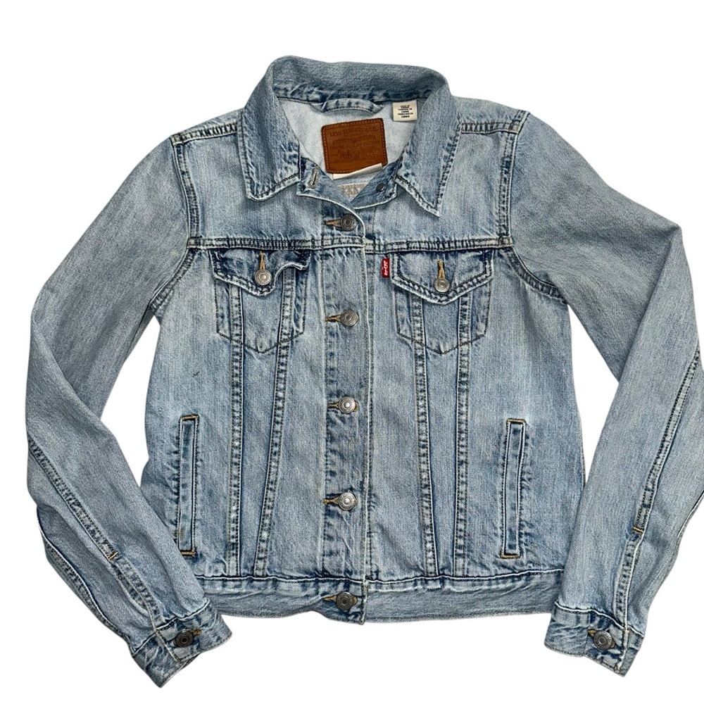 Levi’s light‎ blue jean denim jacket size small